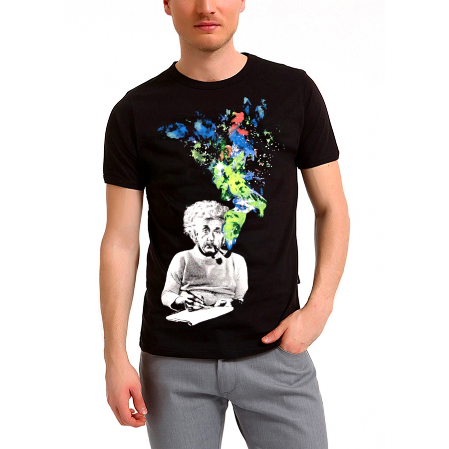 Albert Einstein - Smoking Erkek(Unisex) T-Shirt