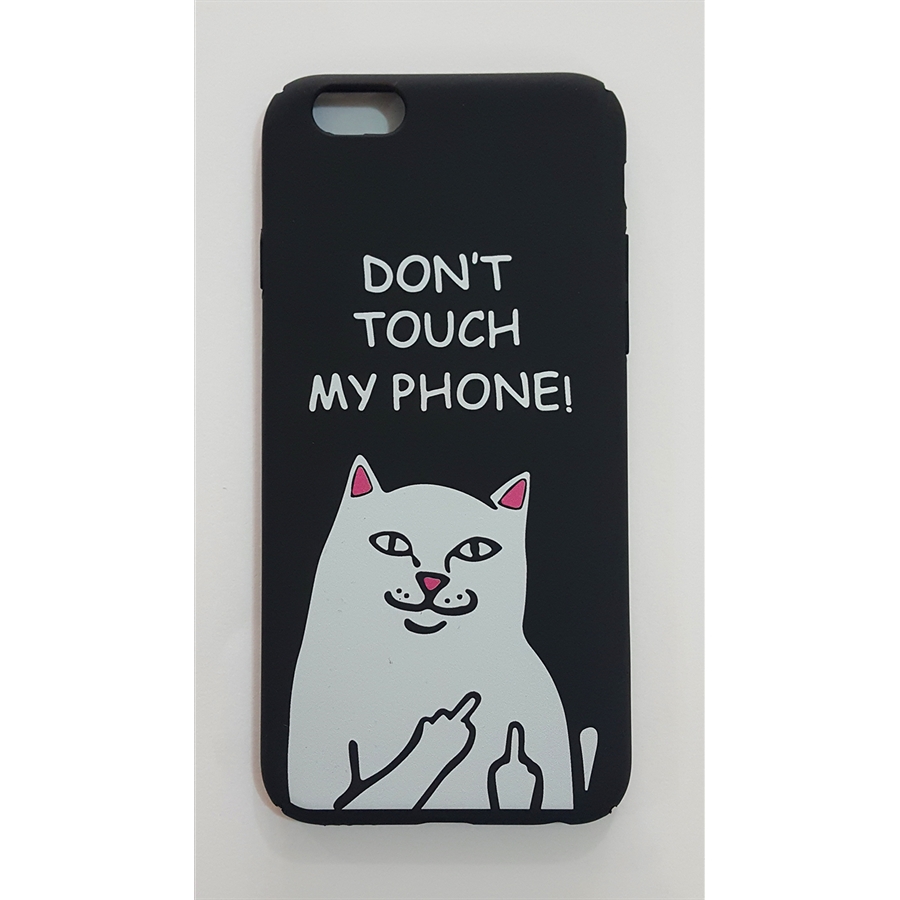 Don'T Touch My Phone Bitch!!! Dirt Cat - İphone Telefon Kılıfları