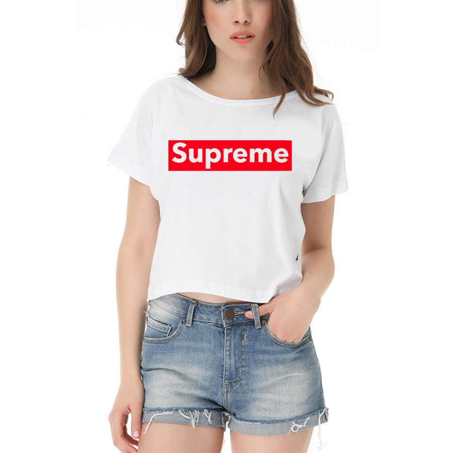 Supreme Yarım Kadın T-Shirt