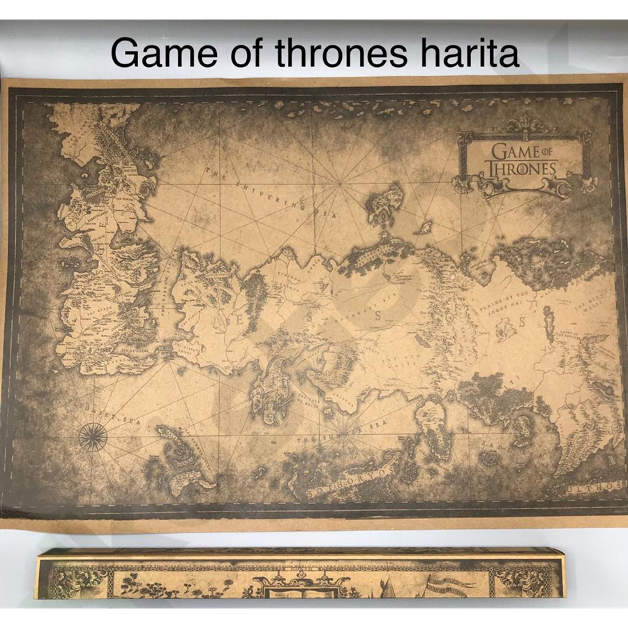 Game Of Thrones - Westeros Haritası 