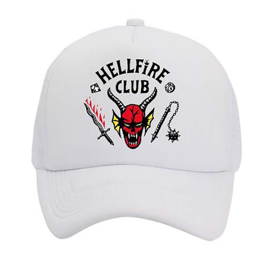 Stranger Things 4. Sezon Dustin Hellfire Club Beyaz Şapka