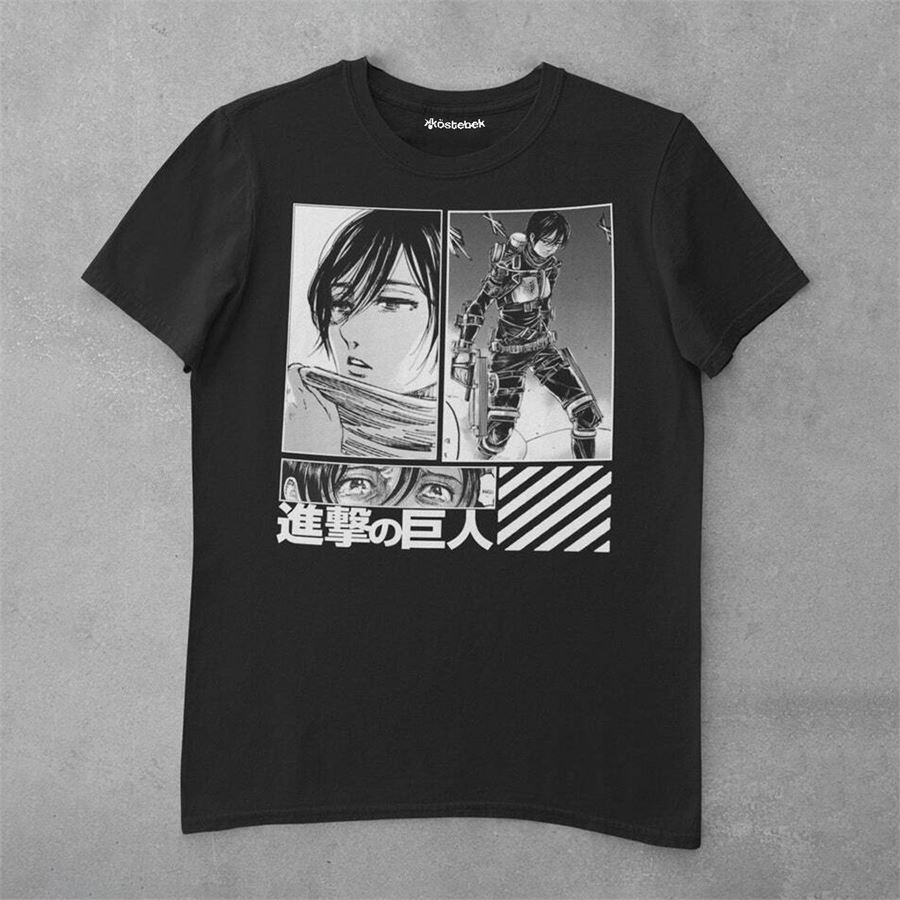 Anime : Shingeki No Kyojin - Mikasa Season 4 (Unisex) T-Shirt
