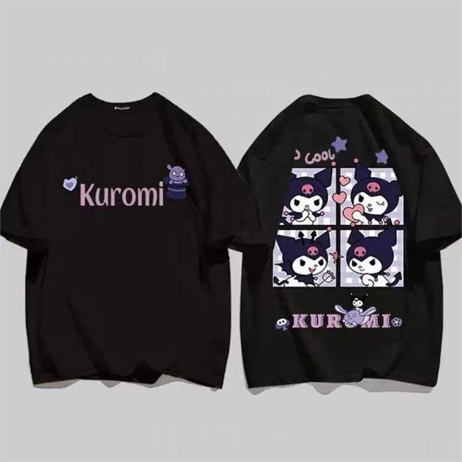 Siyah Anime Harajuku Kuromi - Postcard Photos (Unisex) T-Shirt