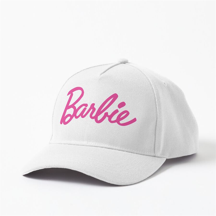 Beyaz Barbie Logo Şapka