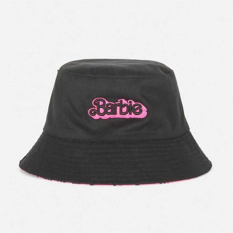 Yeni Siyah Barbie Logo Bucket Şapka