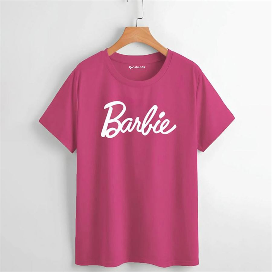 Pembe Barbie Logo Basic (Unisex) T-Shirt