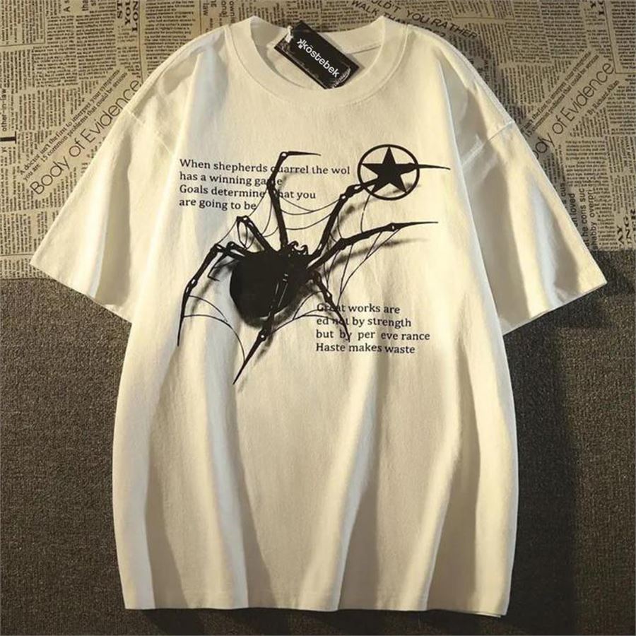 Beyaz Spider In Strings (Unisex) T-Shirt