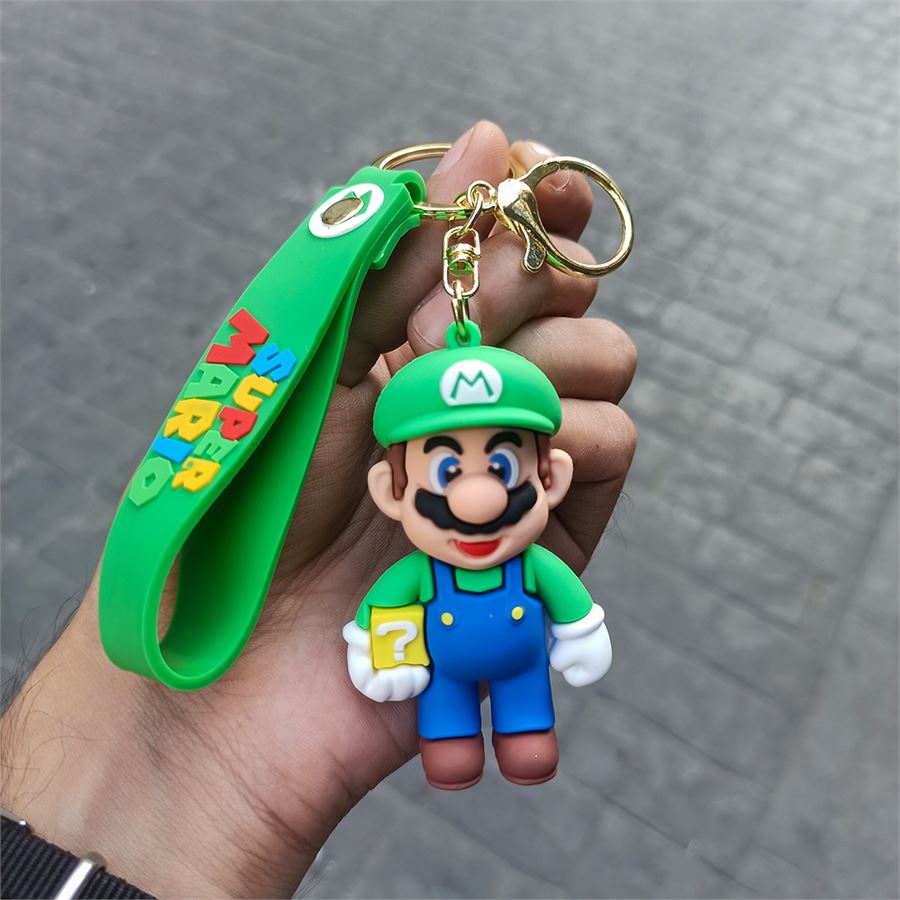 Yeşil Super Mario - Mystery Box Silikon Anahtarlık