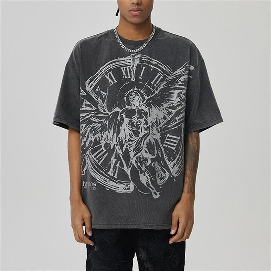 Angel Of The Hour Vintage Yıkamalı Kumaş Unisex T-Shirt 