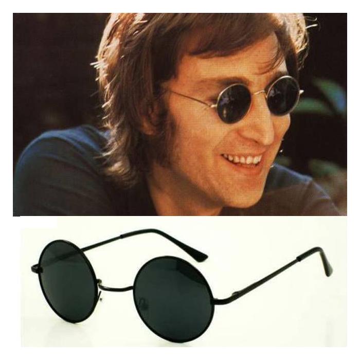 John Lennon Siyah Gözlük 