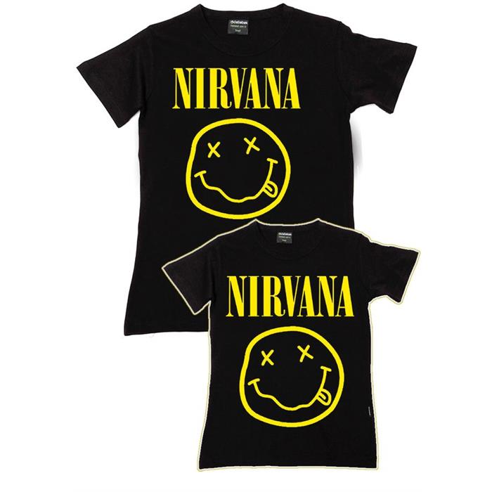 Nirvana Baba Oğul Aile T-Shirtleri