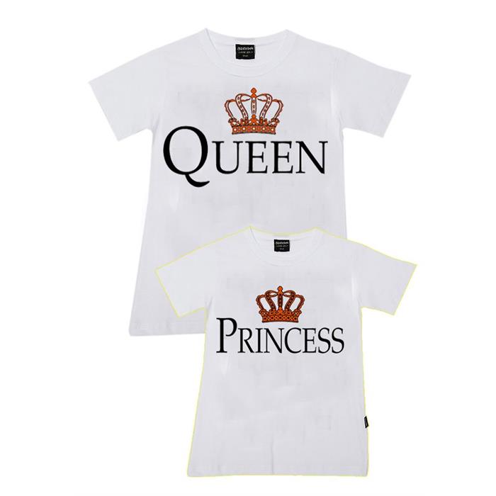 Beyaz Queen, Prenses Aile T-Shirtleri
