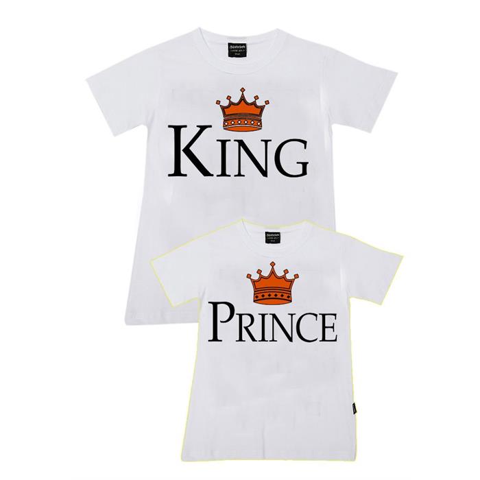 Beyaz King-Prince Aile T-Shirtleri
