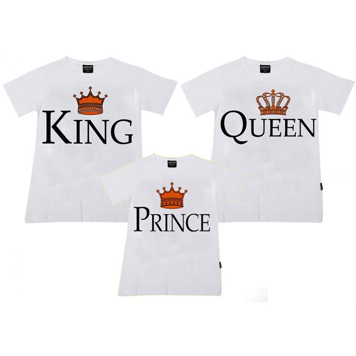 King,Queen & Prince Aile T-Shirtleri
