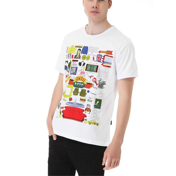 Friends - Central Perk Kolaj  Unisex T-Shirt