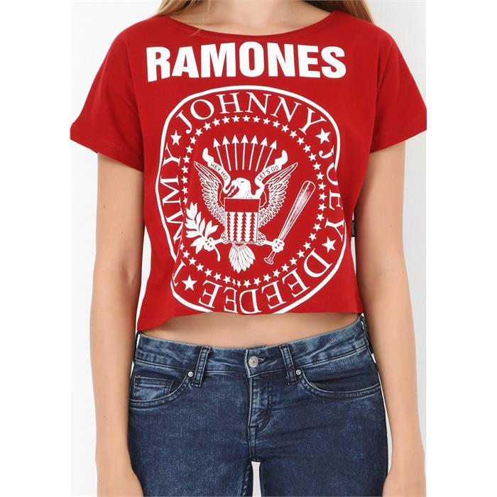 Ramones Yarım Kadın T-Shirt