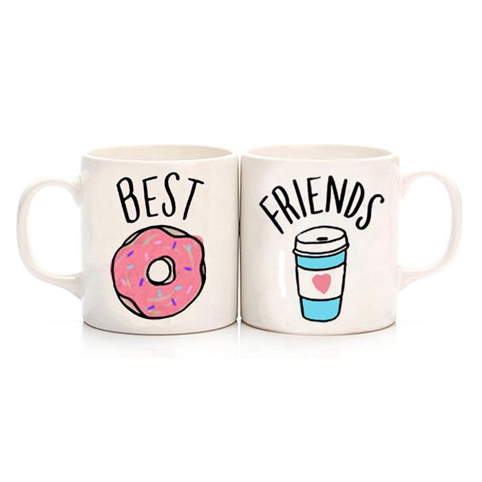 Donut & Kahve Best Friends Kupa