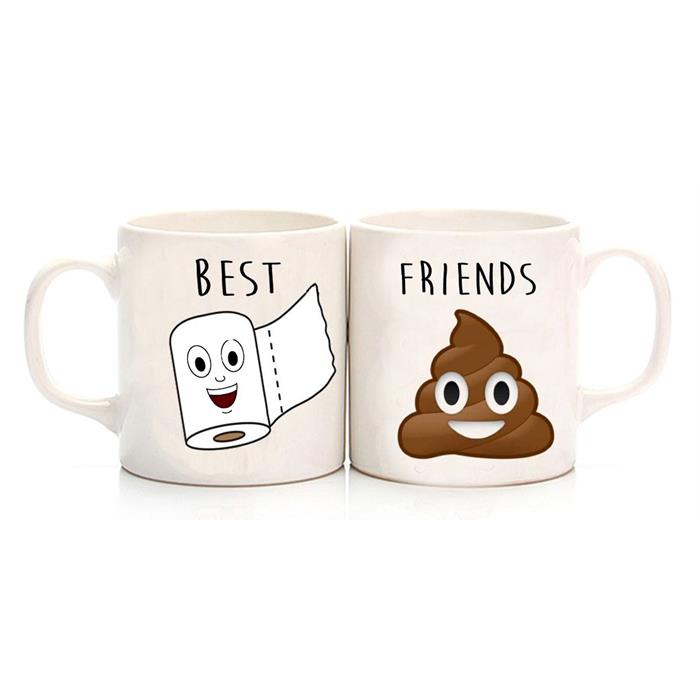 Tuvalet Kağıdı & Bok Best Friends Kupa