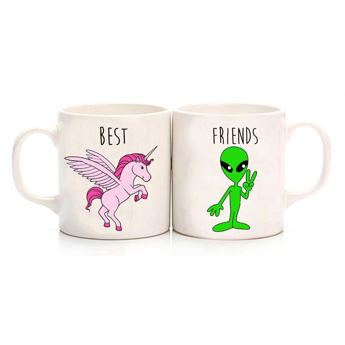 Unicorn & Alien Best Friends Kupa