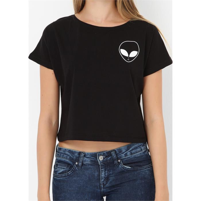 Alien Yarım Kadın T-Shirt