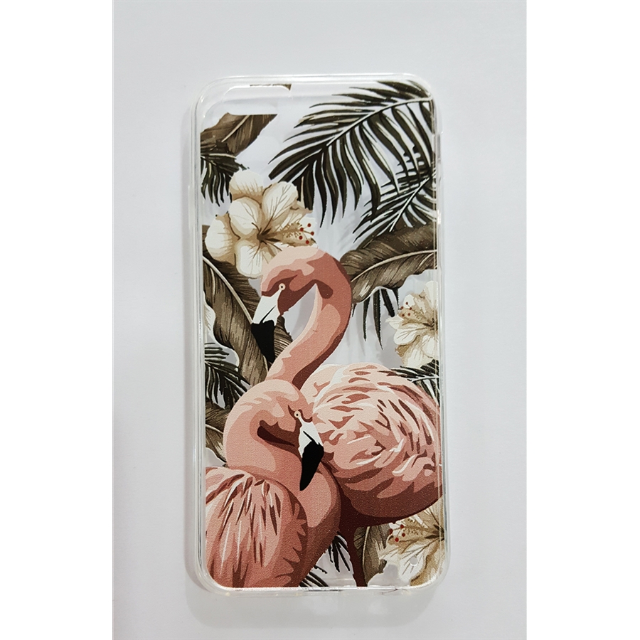 Flamingo Yaprak Desenli New İphone Telefon Kılıfları