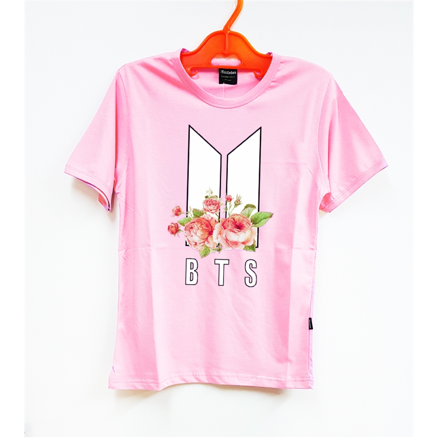 K-Pop - Bts New Logo Flower Unisex T-Shirt