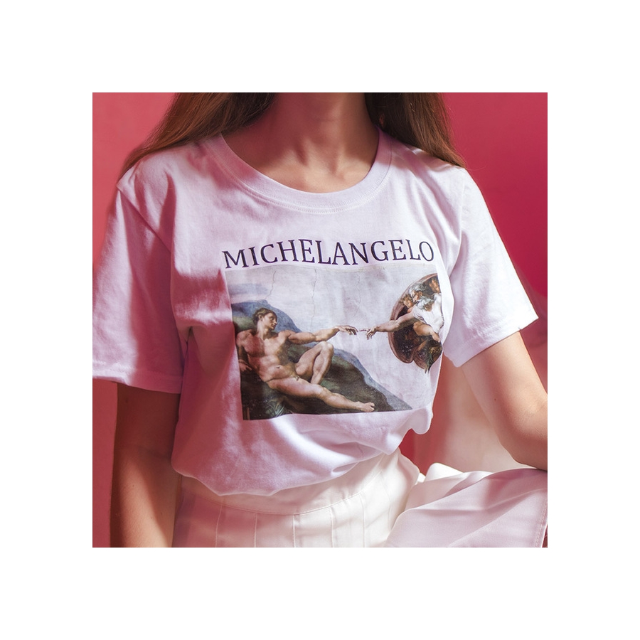 Michelangelo - Cappella Sistina Kadın T-Shirt