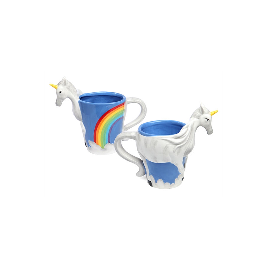Unicorn Blue Rainbow(Gökkuşağı) Kupa