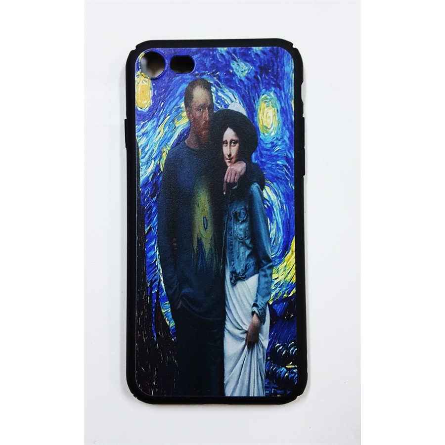 Van Gogh & Mona Lisa Hipster  İphone Telefon Kılıfları
