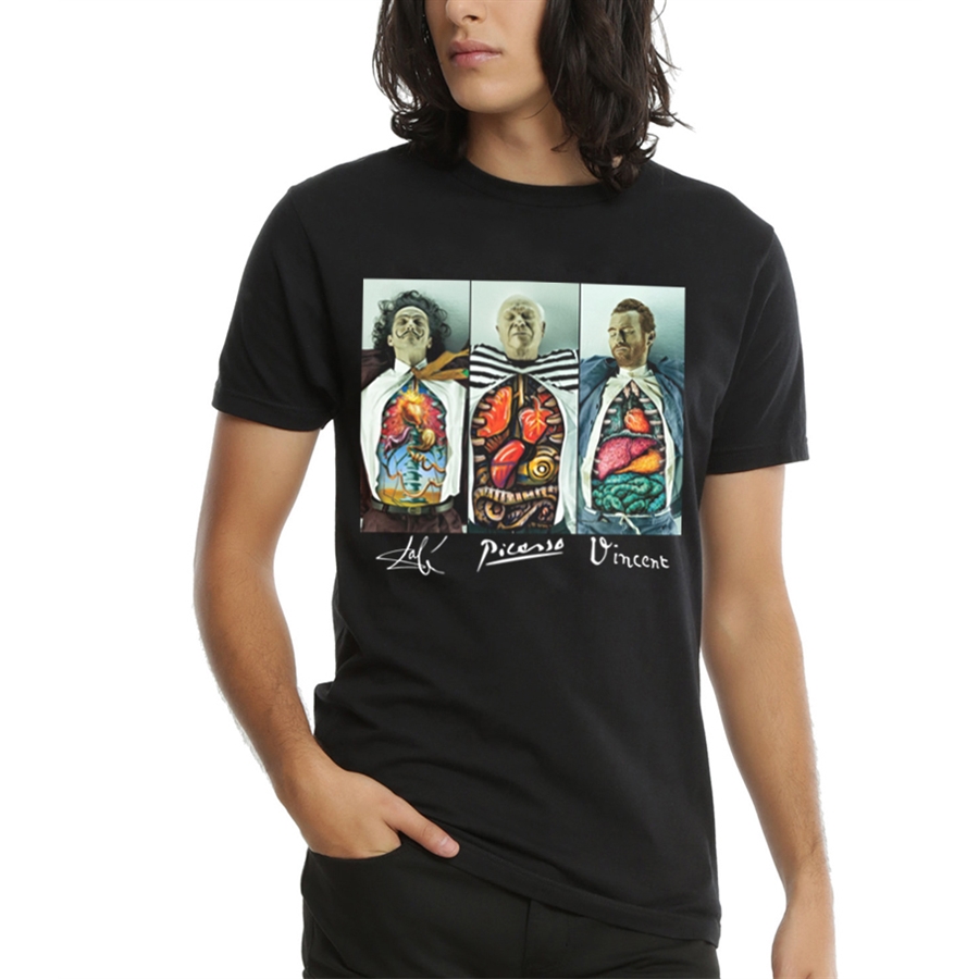 Dali - Picasso - Van Gogh Unisex T-Shirt