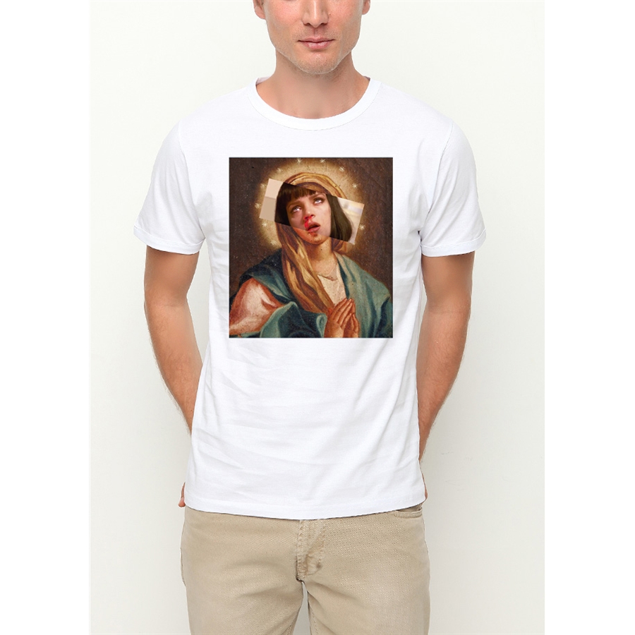  Virgin Mary Pulp Fiction Unisex T-Shirt