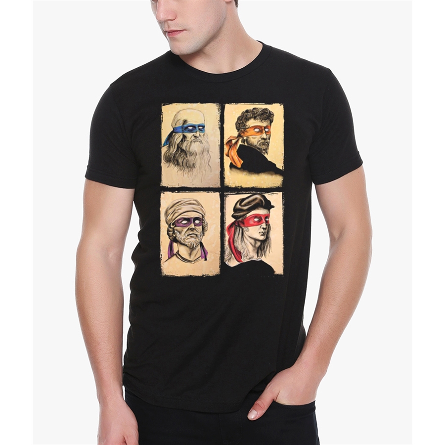 Renaissance Artists And Ninja Turtles Unisex T-Shirt