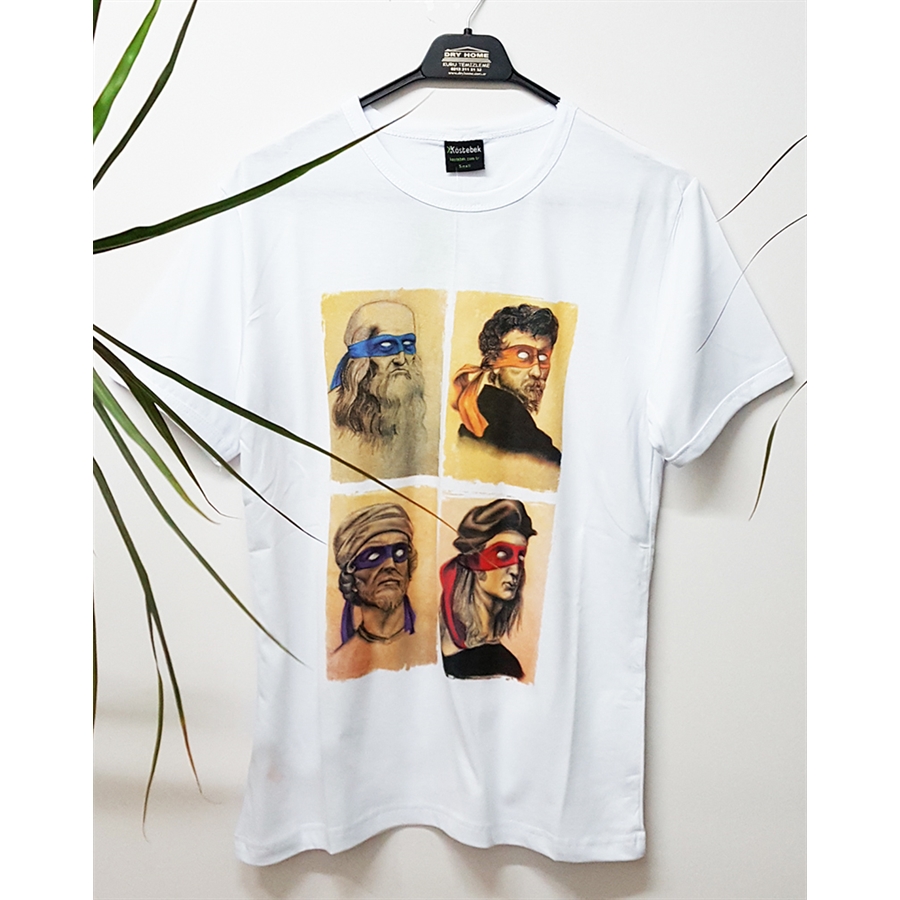 Renaissance Artists And Ninja Turtles Unisex T-Shirt