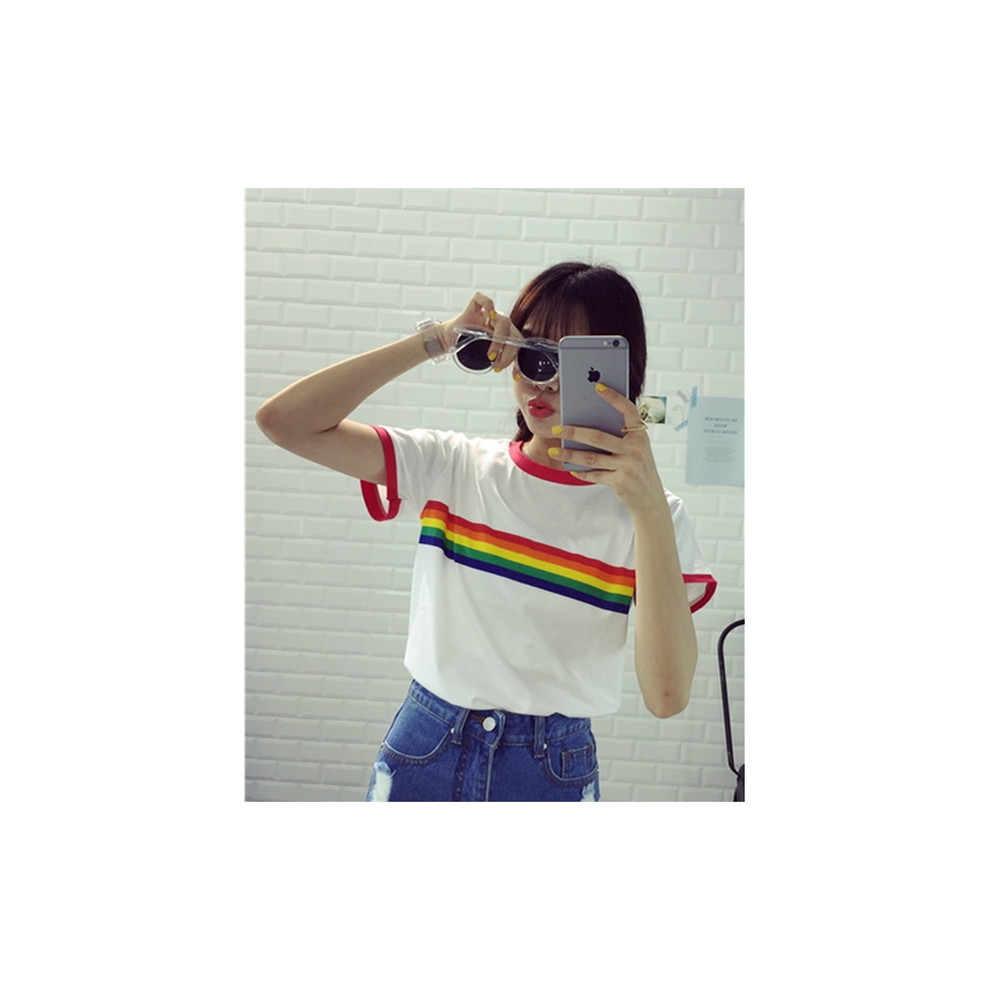 Rainbow Design  Kadın T-Shirt