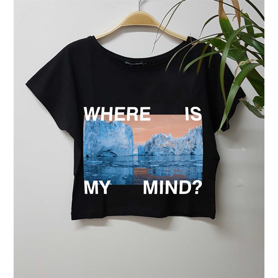 Where İs My Mind? Yarım Kadın T-Shirt