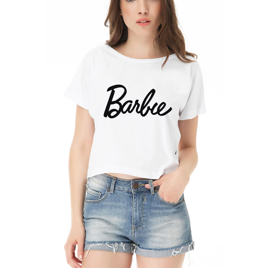 Barbie Yarım Kadın T-Shirt