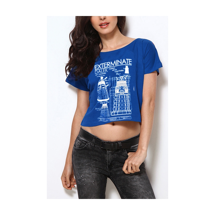 Doctor Who - Dalek  Yarım Kadın T-Shirt