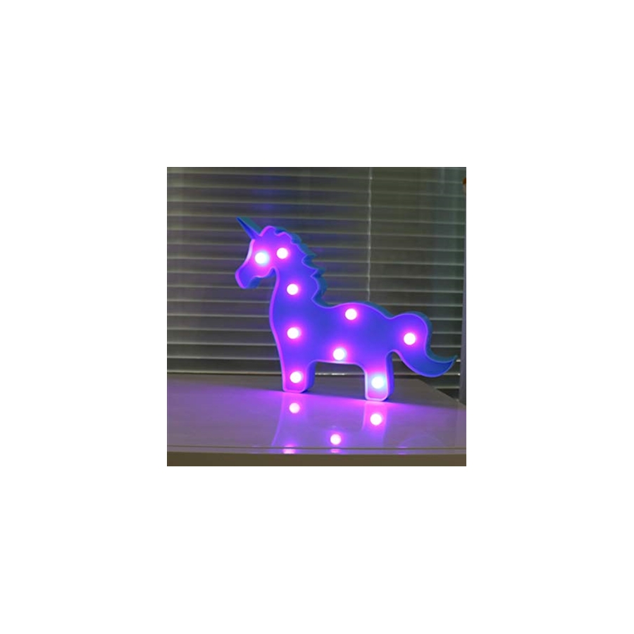 Unicorn Desenli Gece Lambası