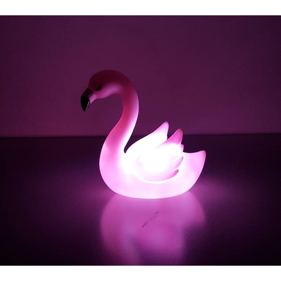 Oturan Flamingo Gece Lambası