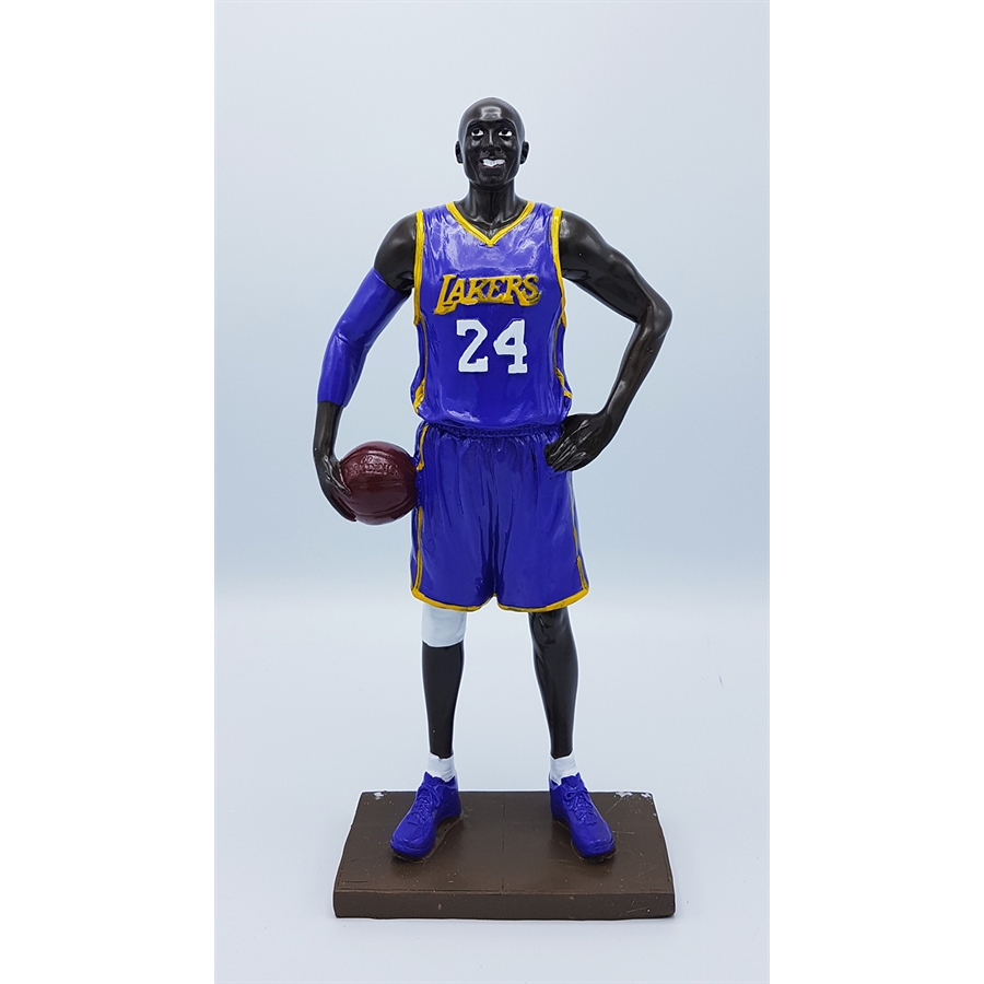 Büyük Nba Los Angeles Lakers - Kobe Bryant 24 Mor Polyester Figür
