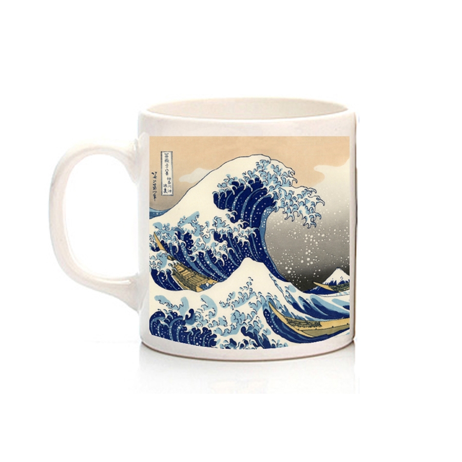 Art - Katsushika Hokusai – The Great Wave Kupa