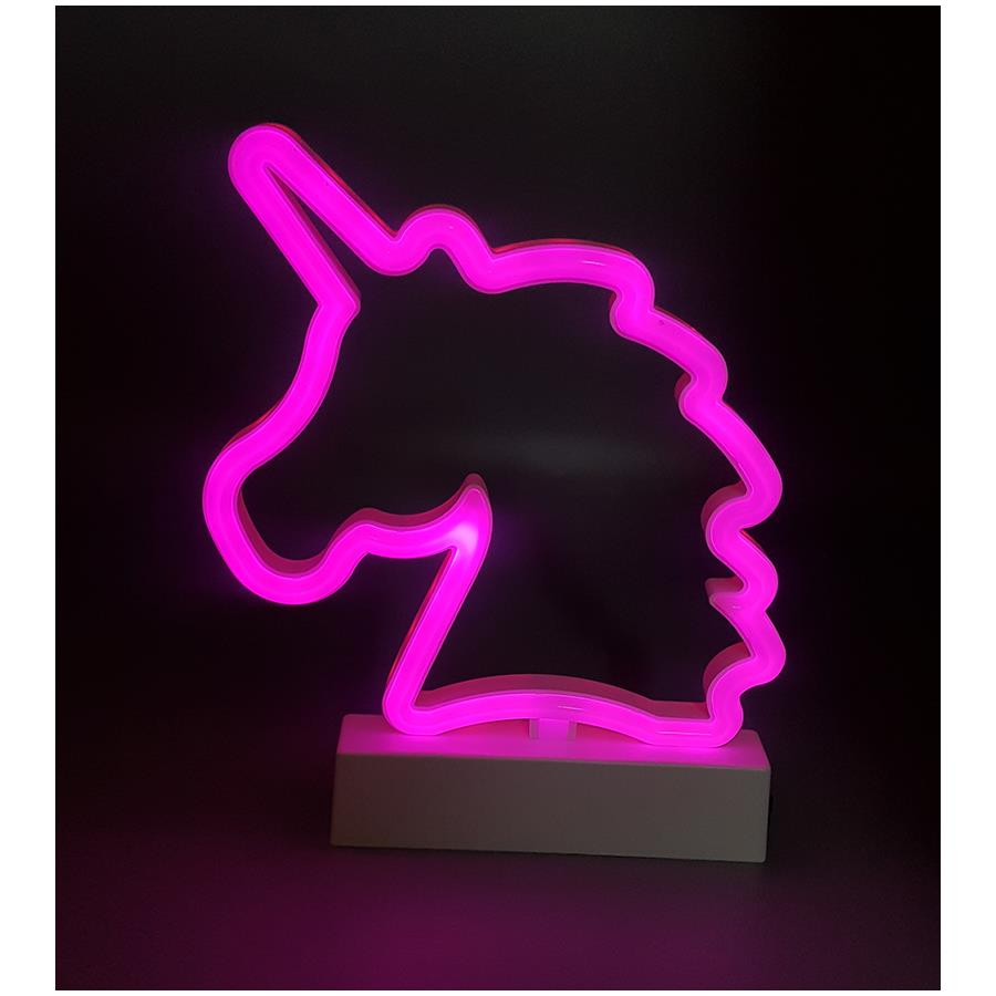 Büyük Boy Unicorn Masaüstü Neon Gece Lambası