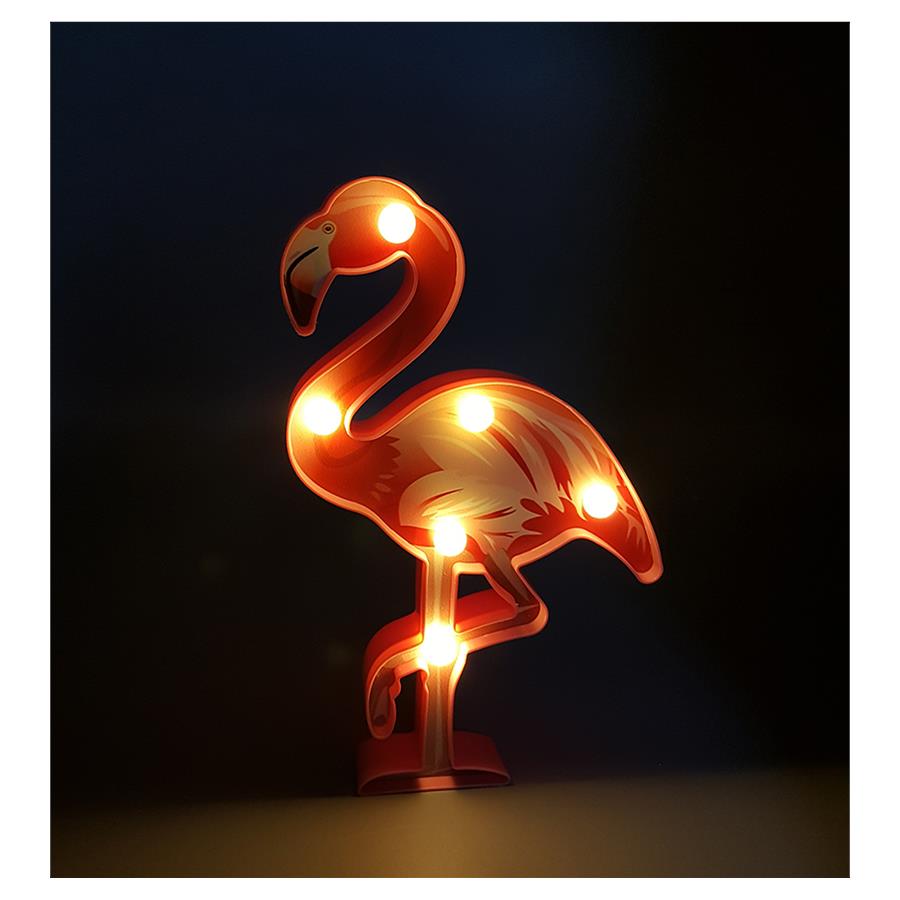 Flamingo Resimli Gece Lambası