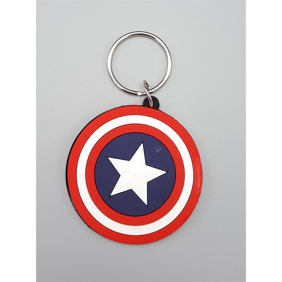 Captain America Plastik Anahtarlık