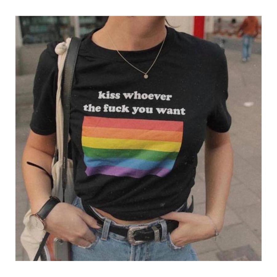 Kiss Whoever The Fuck You Want Unisex T-Shirt
