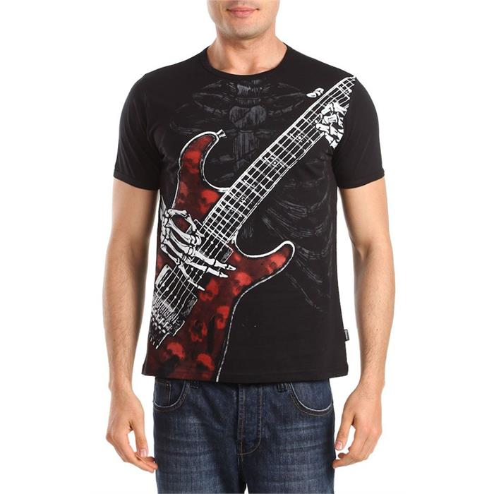 Gitarist İskelet Unisex T-Shirt
