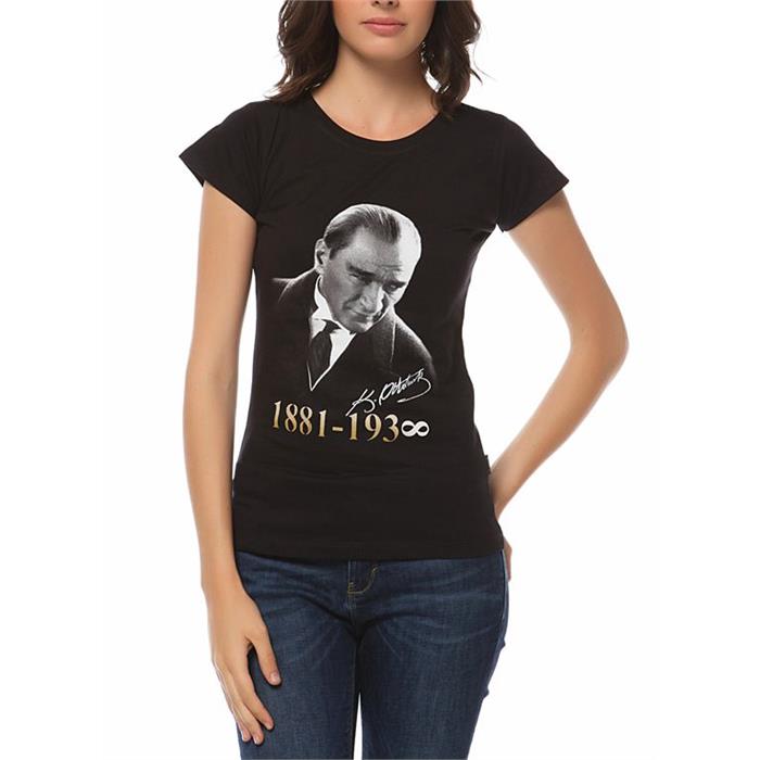Mustafa Kemal Atatürk - Profil Kadın T-Shirt