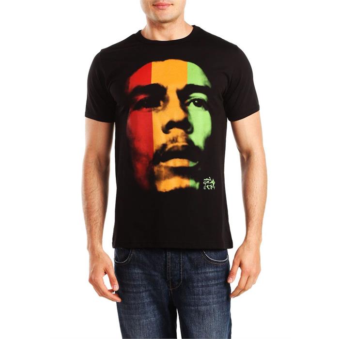 Bob Marley Face Flag Unisex T-Shirt