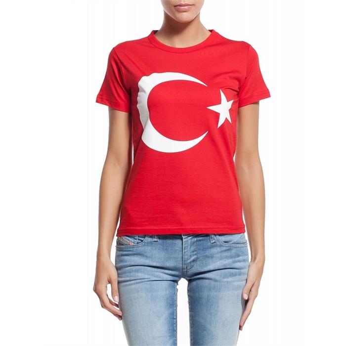 Türk Bayrağı Kadın T-Shirt