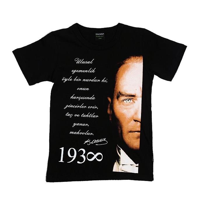 Atatürk Yarım Yüz Çocuk T-Shirt